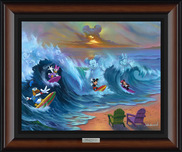 Mickey Mouse Fine Art Mickey Mouse Fine Art Surfing with Friends